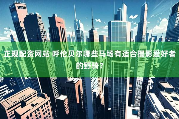 正规配资网站 呼伦贝尔哪些马场有适合摄影爱好者的野骑?